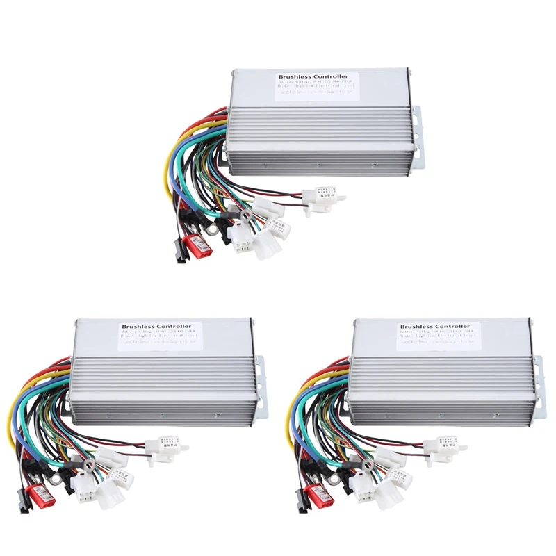3X 48V 60V 64V 72V 1000W 1500W Controller Elettrico 12 Tubi Dual Mode E-Bike Brushless Controller Speed Motor