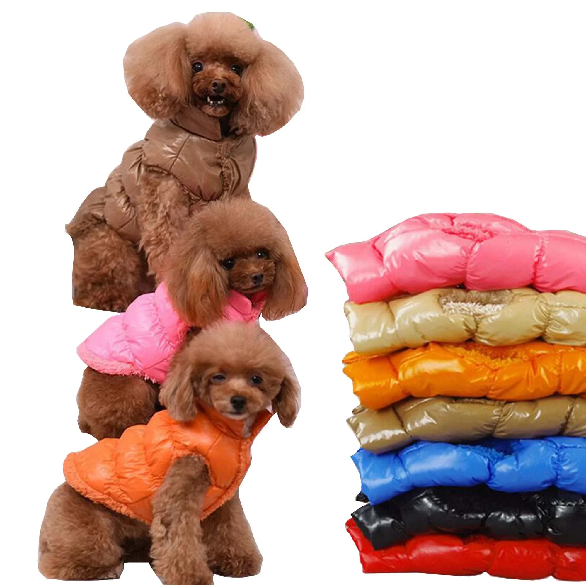 Waterproof Winter Dog Jacket - Warm Fleece Padded Coat For Small Breeds (XS/S/M)