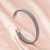 1Pc Stainless Steel Simple Beads Twist Cable Wire Bracelet For Women Kpop Styles Punk Open wrist Men Bangle Jewelry Accessories 5