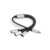 USB C Male to 3 USB C Female Splitter Cord Converter Multiple Hubs USB C Port Hub Charger Power Split Adapter 5