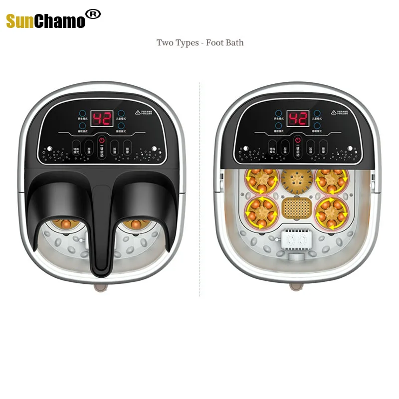 Foot Bath Automatic Feet Soaking Electric Massage Constant Temperature Spa Hot Tub Heated Adult Home
