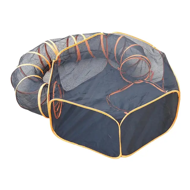 Jouet Tunnel pour chat, cachette respirante, Center de jeu léger, jouet interactif