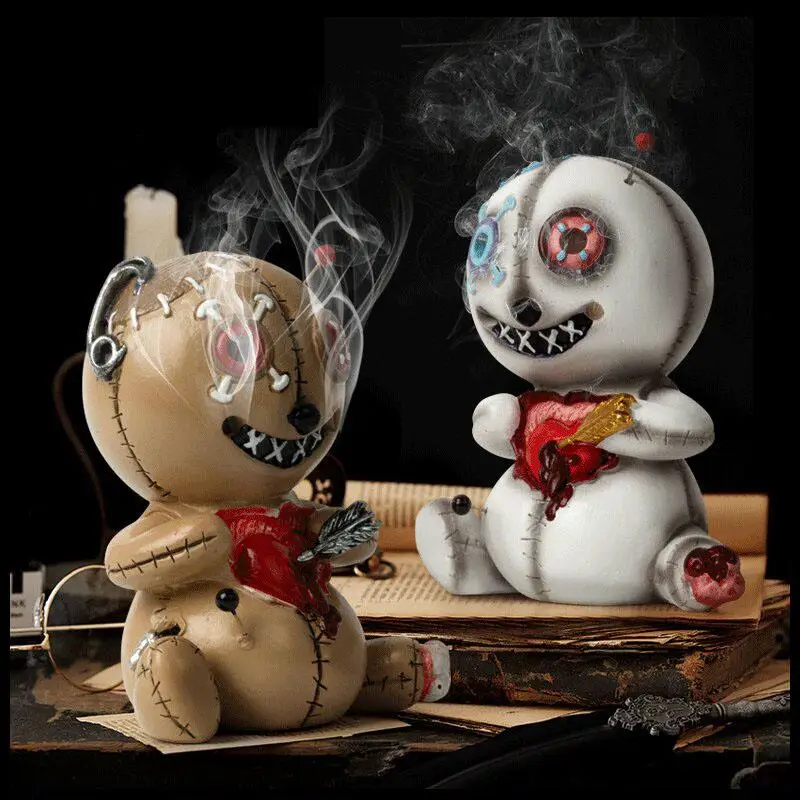 

Halloween Doll Censer Curse Doll Handmade Voodoo Doll Incense Burner Unique Incense Handmade Censer Home Decoration Party