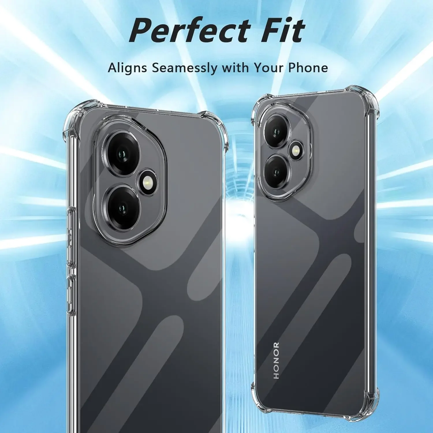 Flexible Shockproof TPU Case - Protective Transparent Cover