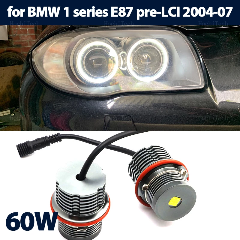 

Светодиодное кольцо с ангельским глазом для BMW 1 серии E87 116i 116d 118i 118d 120i 120d 130i pre-LCI 04-07, 6000K