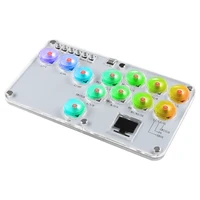 Leverless Controller Fight Sticks  RGB Arcade Fightstick Stickless Arcade Stick Keyboard Rims Button for PS4/PS3/Switch/PC - Image 6