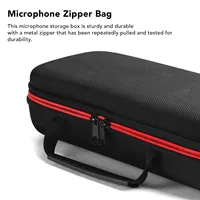 Microphone Carry Bag Microphone Storage Bag Microphone Storage Box Shockproof Drop Proof EVA  Bag Wireless Microphone Case 4