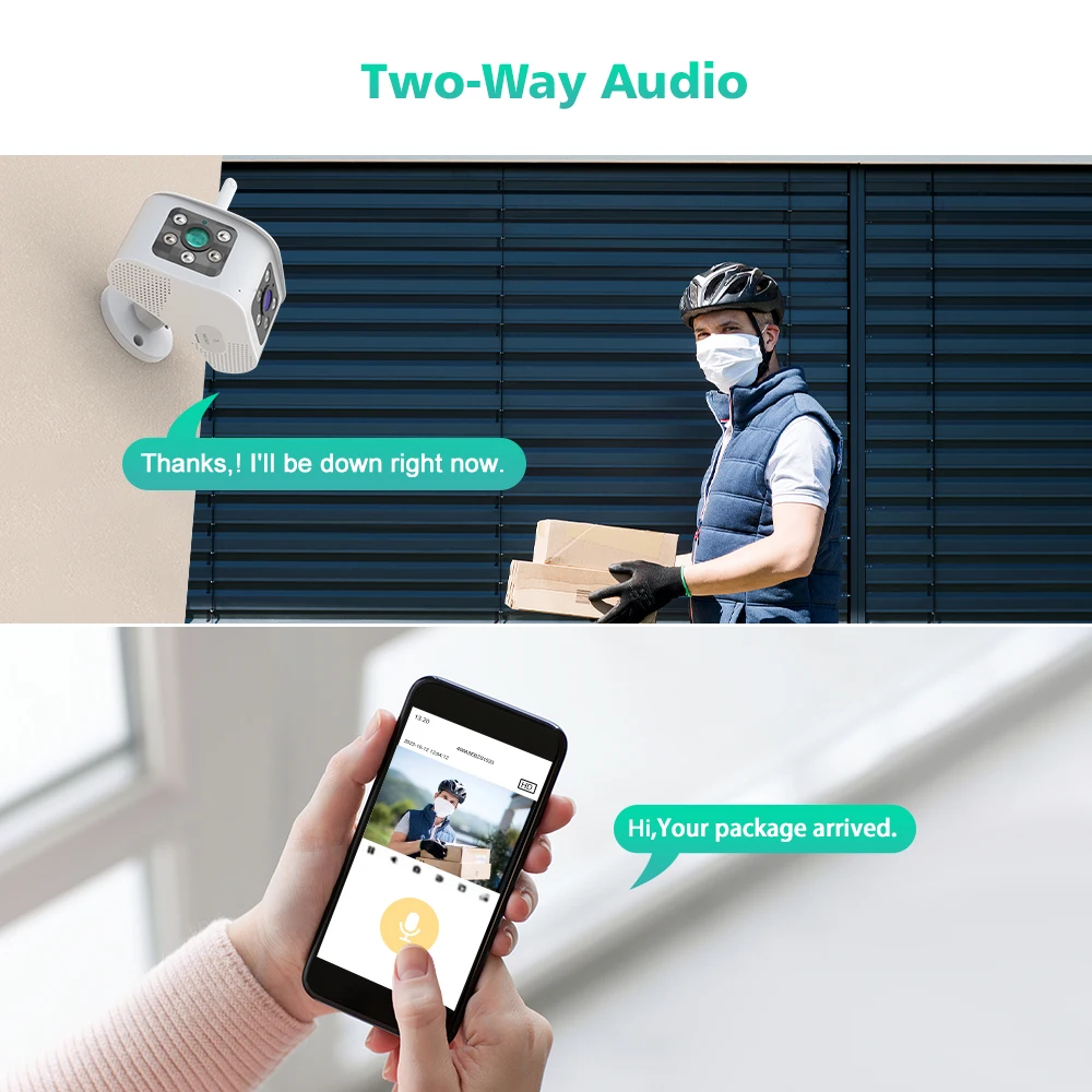 Рисунок 6 - HD 8MP WIFI Двойная линза панорамная