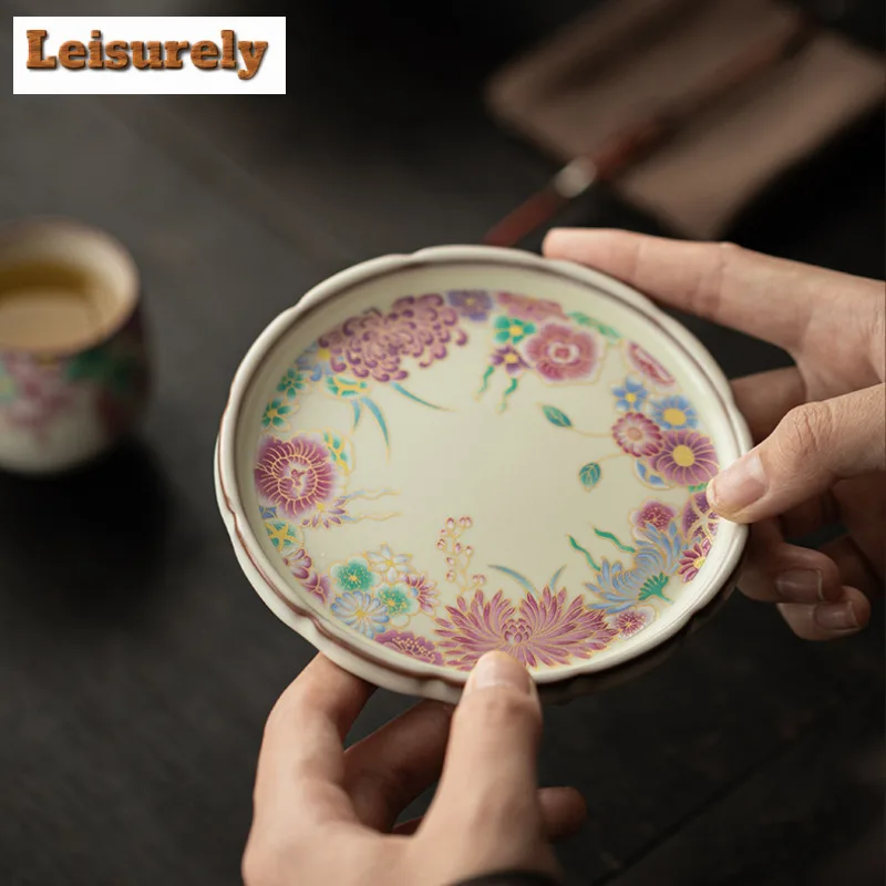125ml Pork Fat Jelly Little Garden Gaiwan Handmade Tea Tureen Tea Bowl With Lid Kit Tea Making Cover Bowl Tea Items Decoration
