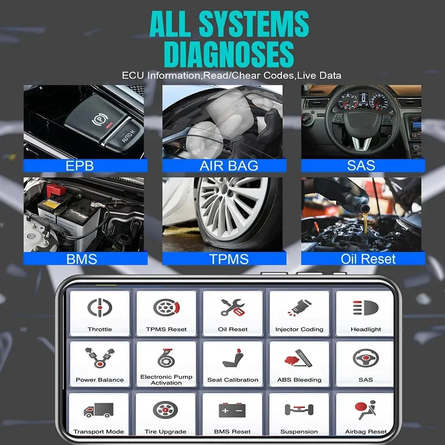 XTOOL A30M OBD2 Auto Diagnose Werkzeug Für Andriod/IOS Auto Code Reader Volle System Diagnose Bidirektionale Steuerung Scanner – Detail 5