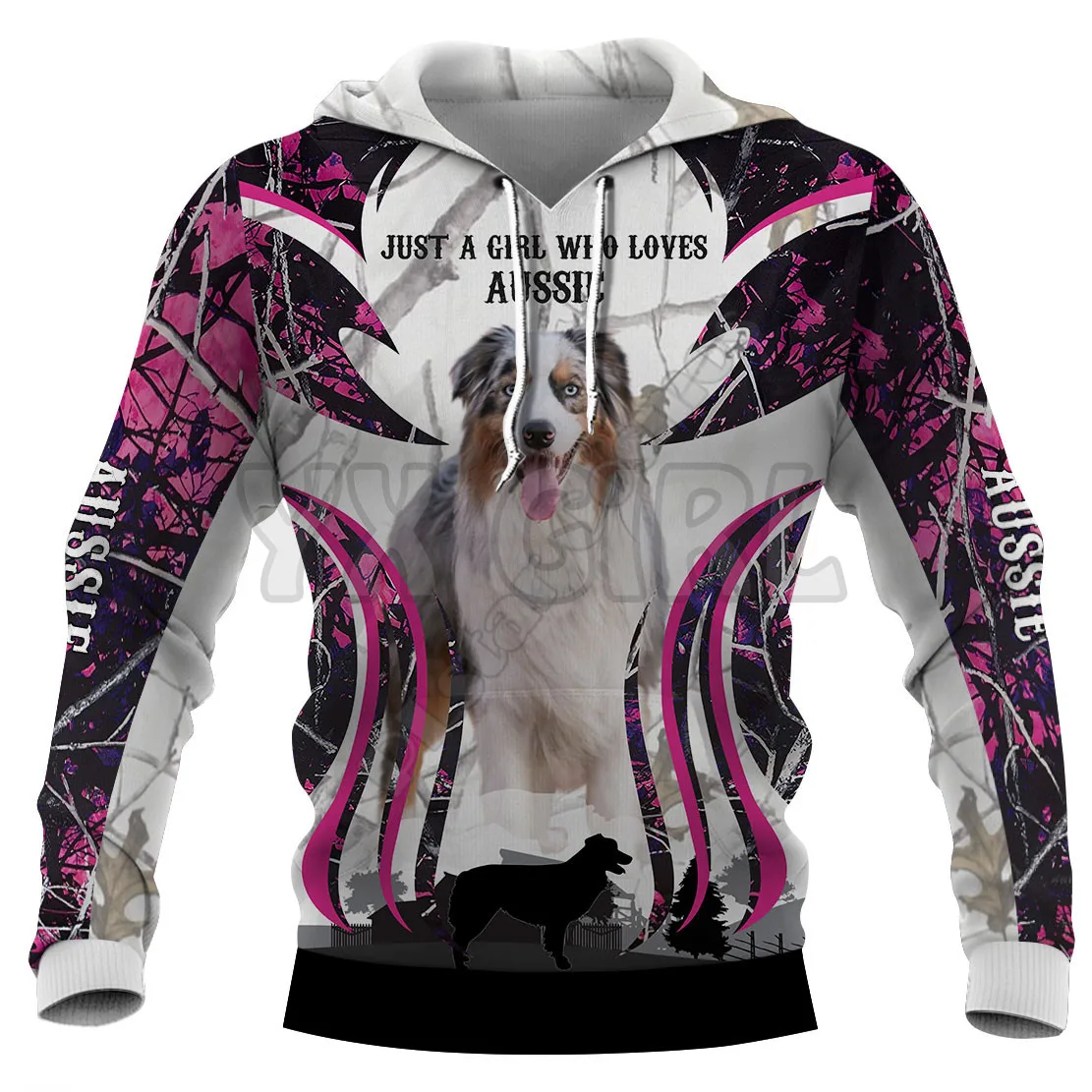 Just A Girl Who Loves Bernese Mountain Dog 3D Printed Hoodies  Unisex Pullovers Funny Dog Hoodie Casual Street Tracksuit