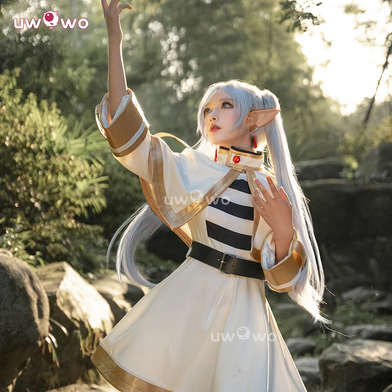 フリーレン衣装&ウィッグ&エルフ耳イヤリングセット Amazon.co.jp: 葬送のフリーレン コスプレ フリーレン コスプレ衣装