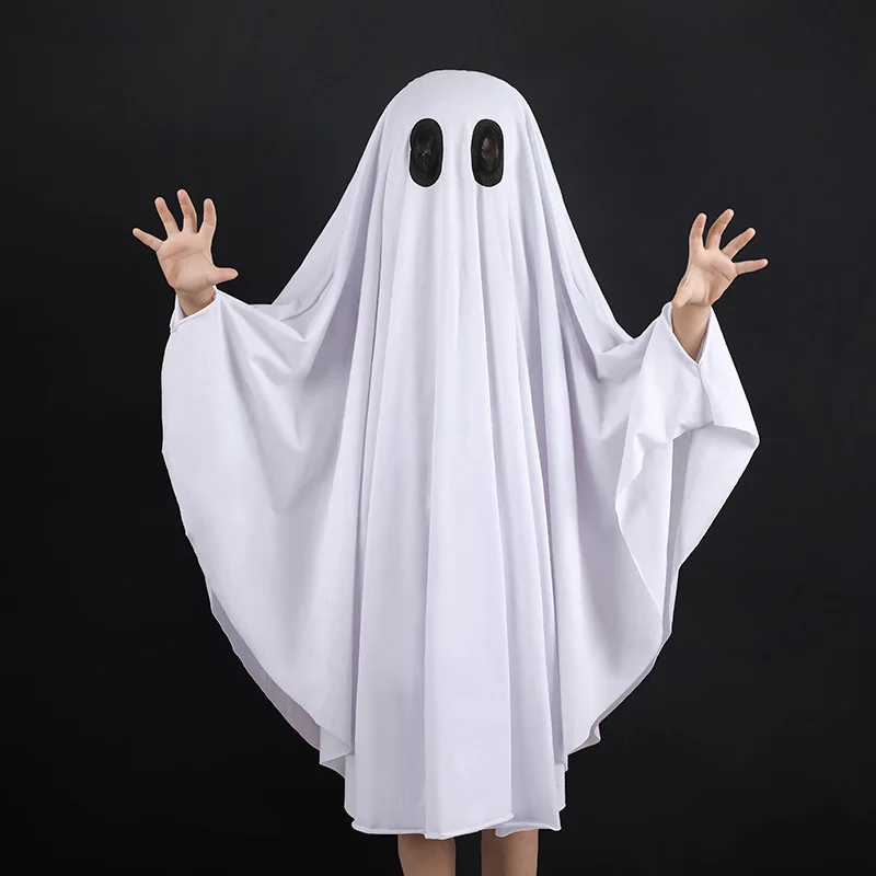 

Kids Cosplay Halloween Ghost Cloak Costumes Anime No Face Role Play Carnival Dress Up Outfit Party Horror Elf Disfraz Hombre