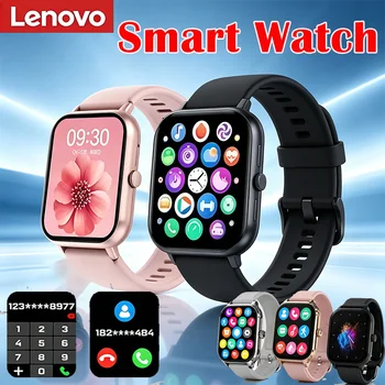 Lenovo 1.83 Smartwatch Sportivo Impermeabile, Fitness Tracker, Chiamate Wireless, Monitoraggio Salute, Orologio Intelligente per Uomini e Donne, iOS Android