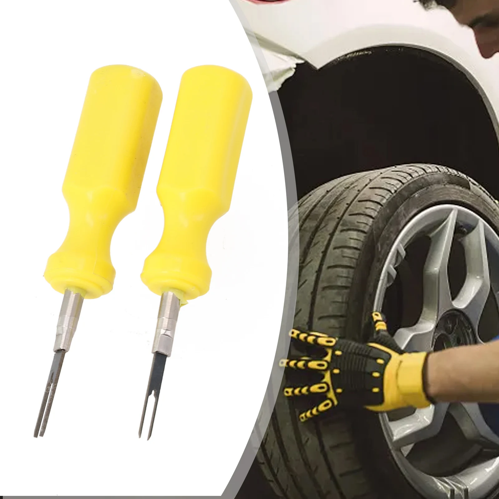 Car Terminal Tools 2Pcs/set 3MM 2MM Car Terminal Removal Tool Kit Wire Connector Pin Puller Car Repair Tool