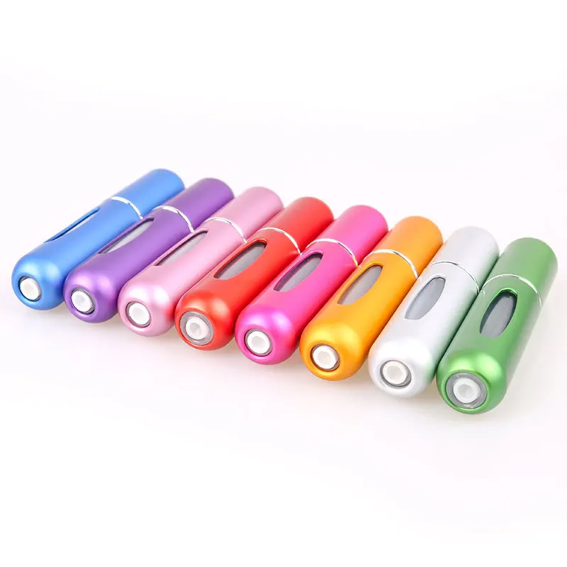 5ml Perfume Atomizer Portable Liquid Container For Cosmetics Traveling Mini Aluminum Spray Alcochol Empty Refillable Bottle perfume atomizer mini perfume atomizer refillable bottle refillable empty bottle refillable cosmetic bottle refillable perfume bottle refillable liquid container refillable spray bottle