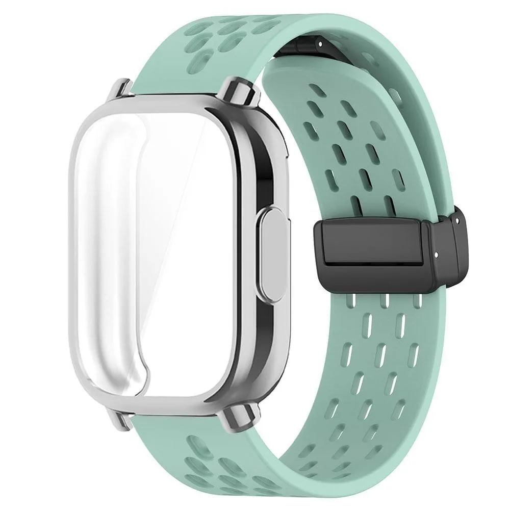 Breathable Silicone Sport Strap with Full Cover Protector Case