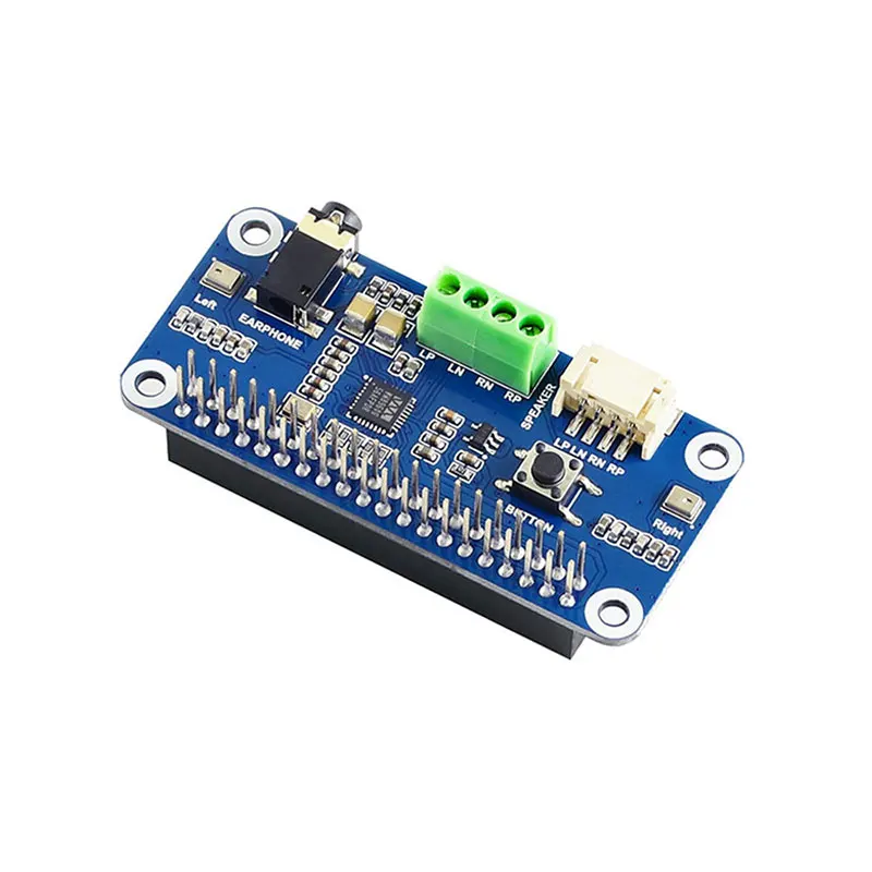 Raspberry Pi Hi-Fi Sound Card WM8960 Audio HAT Stereo Encoding Decoding Play Record Drive Speakers for Pi 4B 3B+ 3B Zero 2 W raspberry pi