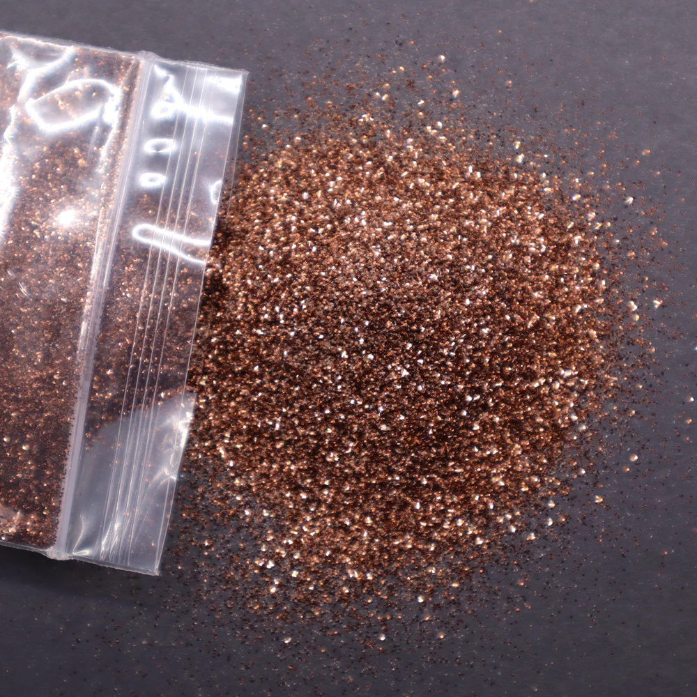 Luxurious Champagne Silver & Gold Fine Nail Glitter Powder