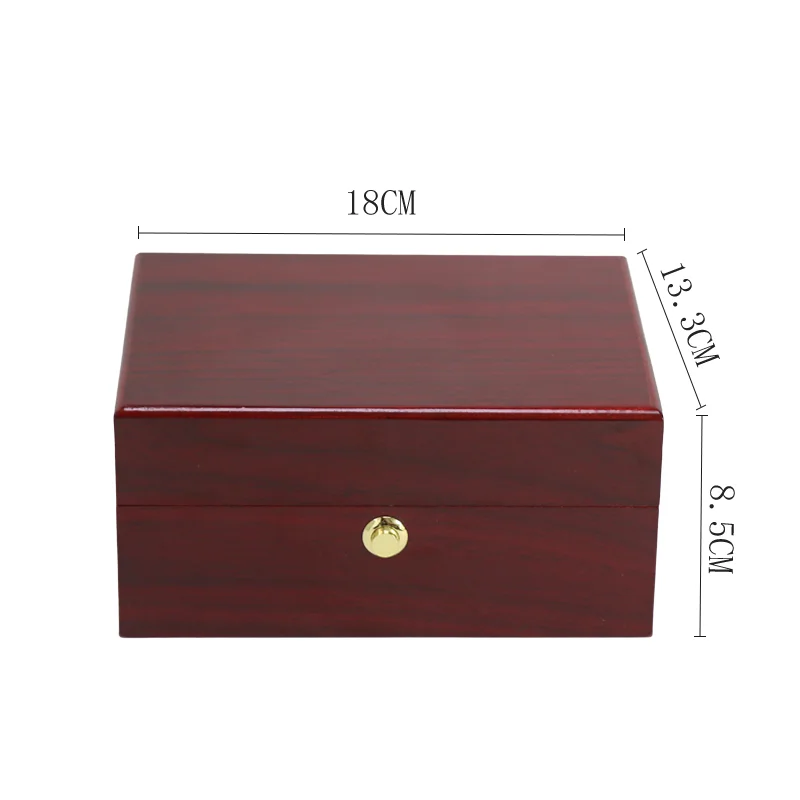 Premium Wooden Flip Cover Watch Box Piano Baking Paint Paaging Box Large Capaci ex Gift Box for Wristwatches