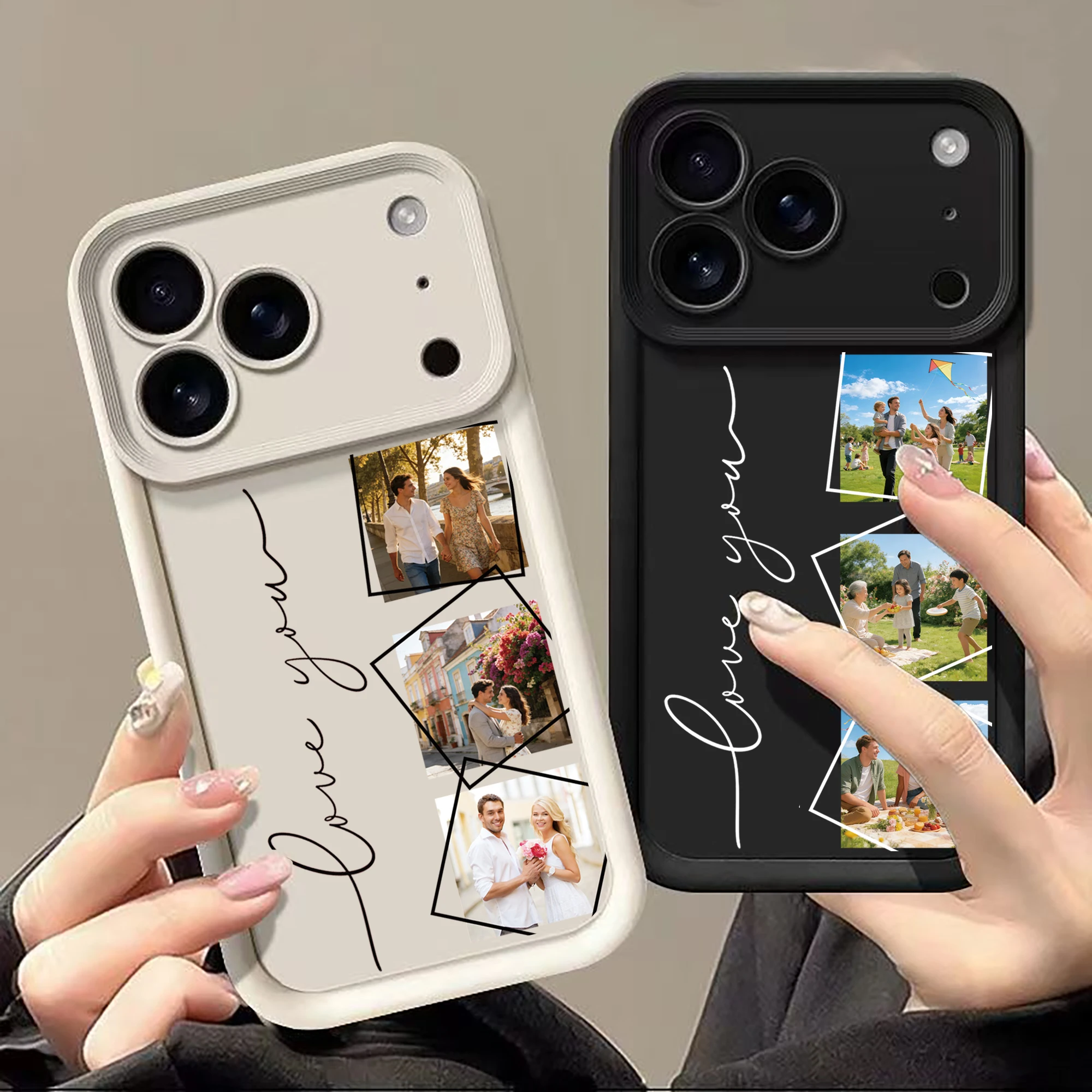 Personalized Custom Multiple Photo Phone Case for iPhone 17 16 thumbnail 7