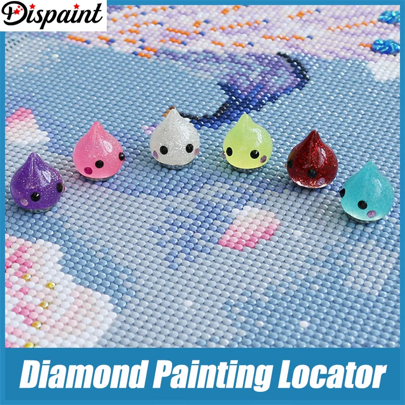 

Dispaint 5D Diamond Painting Locator Magnet Holder Accessories Cover Minder for DIY Art Embroidery Fixer Tools Random Color