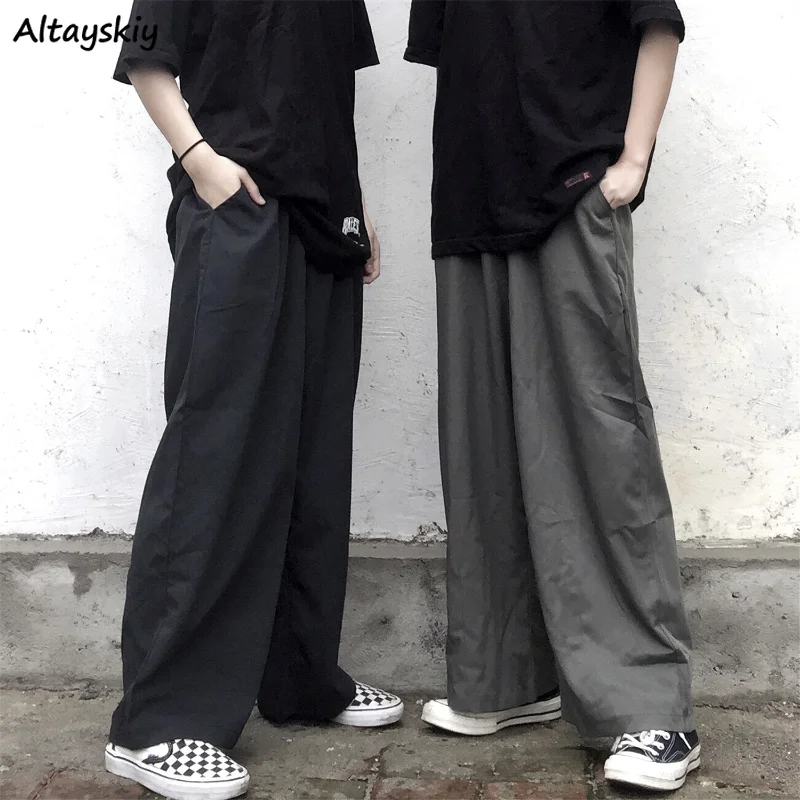 

S-5XL Baggy Casual Pants Women Autumn High Waist All-match Students Cool Unisex Harajuku Japan Style Hipster Streetwear Chic BF