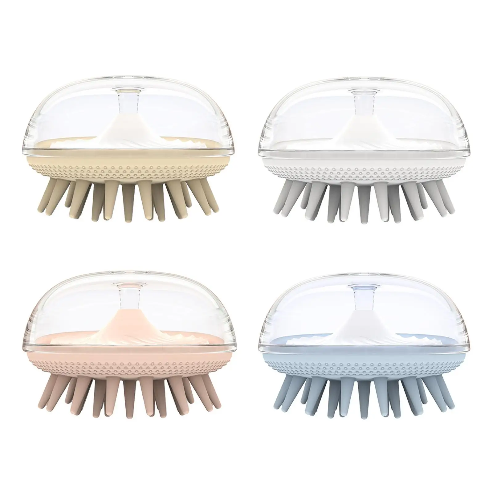 Hair Scalp Massager Shampoo Brush Manual Comfortable Soft Hair Scrubber Brush for Kids Baby Unisex Children Women