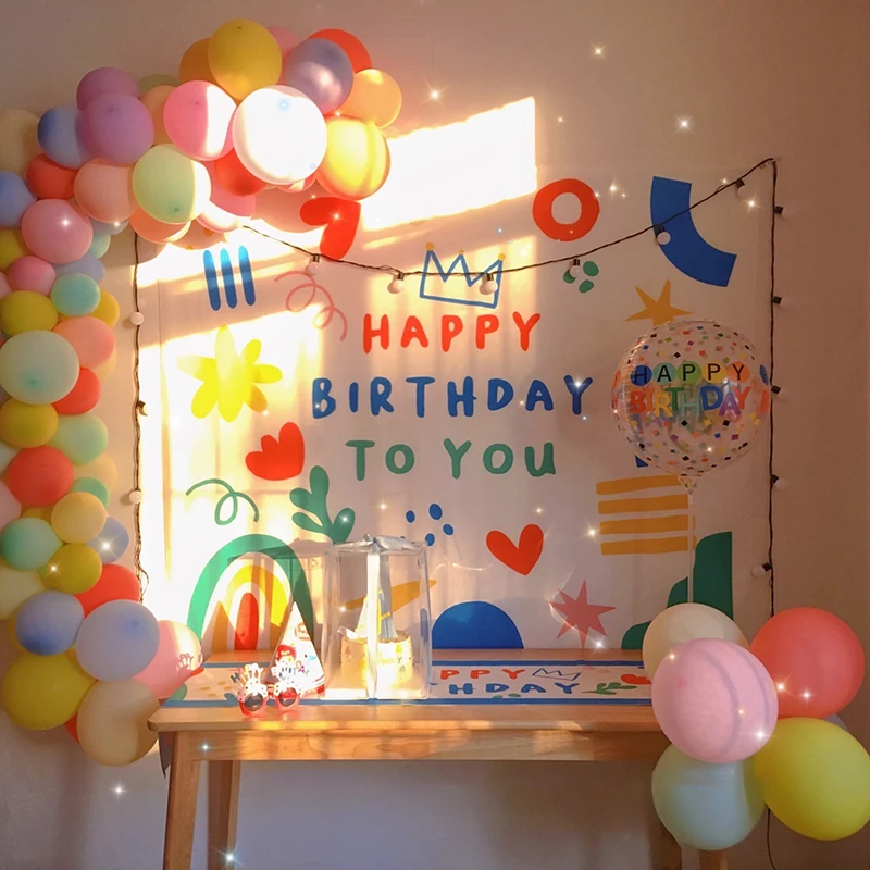 Top more than 126 wall birthday decoration at home best - seven.edu.vn