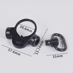Tactical Quick-Detach Sling Mount Adapter for Hunting and Airsoft Rifles (QD Sling and Adapter)
