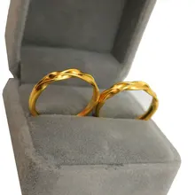 

14k Yellow Gold Plated Ring for Women Men Birthday Wedding Engagement Gold Adjustable Finger Rings Fine Jewelry Gifts