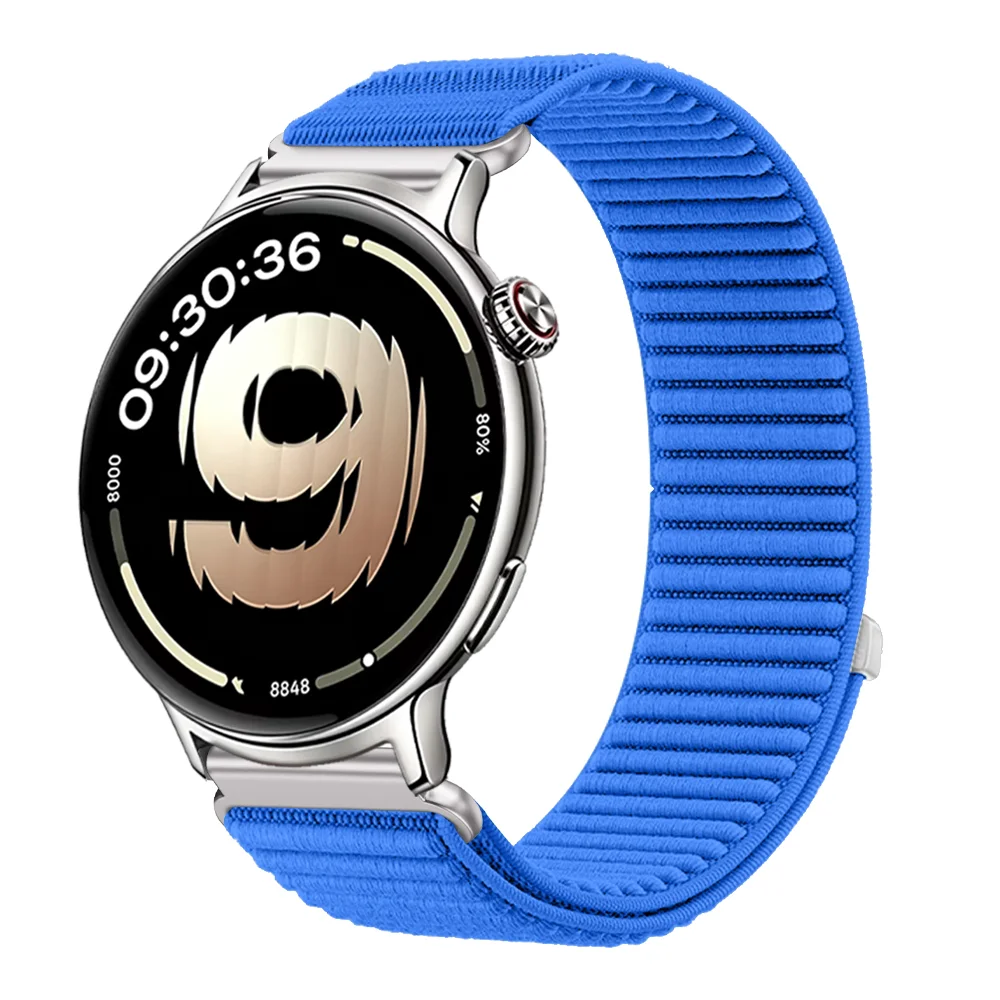 Braided Nylon Breathable Strap, Adjustable 18/20/22mm Band