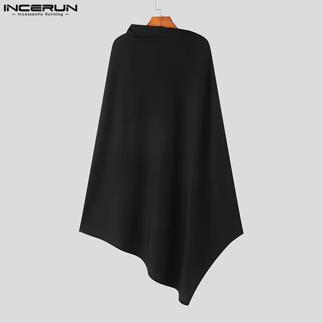 INCERUN 남성용 망토 코트