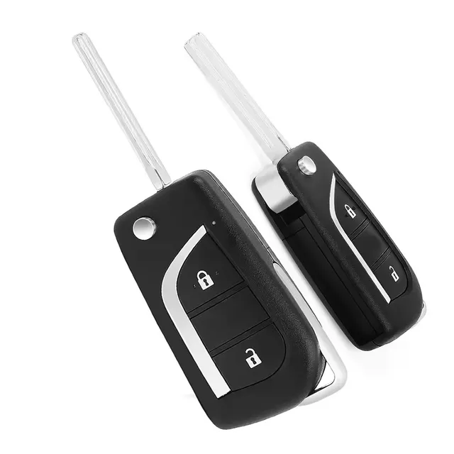 KEYECU บอร์ด OEM ของแท้ สมาร์ท FCC ID: B3W2F2R กุญแจรถยนต์สำหรับ Toyota Aygo Avensis Yaris 2019+ รีโมทแบบพับได้ ชิป 8A 433MHz 2