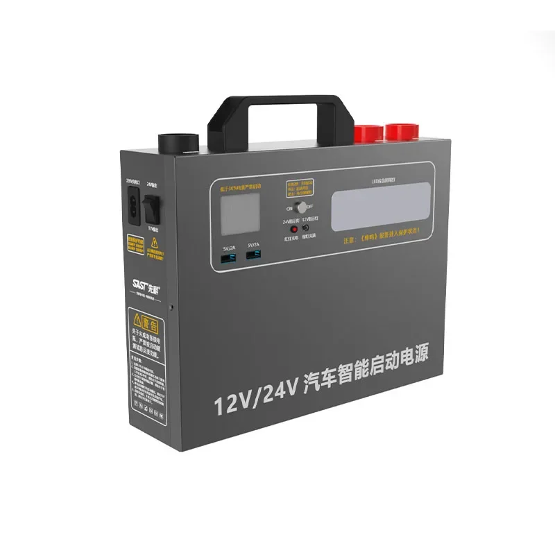 

Jump Starter With Air Compressor 24V 35000mAh Car Battery Portable Car Power Bank Jump Starter With Tyre Inflator