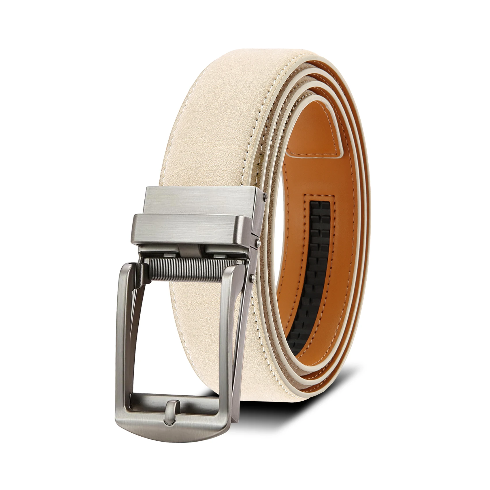 Men's Stylish PU Leather Automatic Buckle Belt
