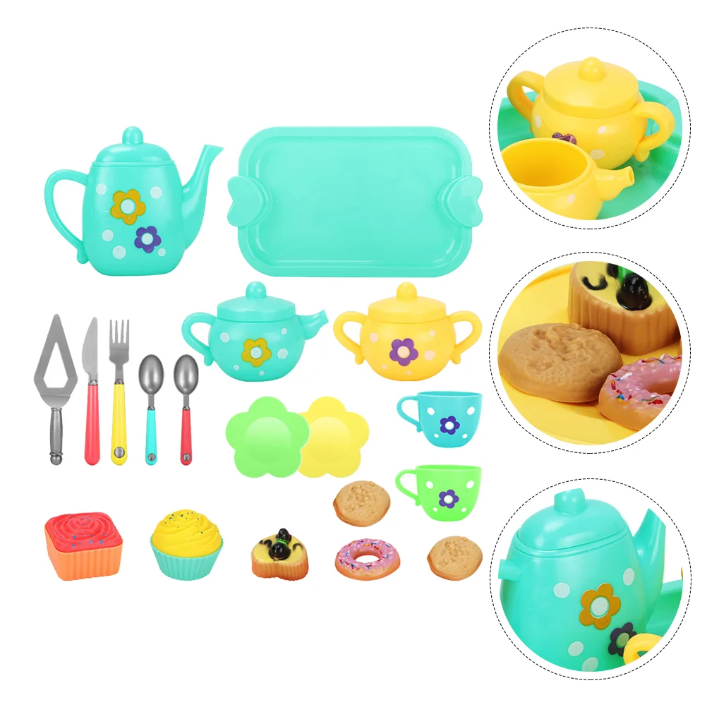 Simulation Teapot Teacup Mini Container Simulated Toys Girl Realistic Kids Pretend Stylish Child 6