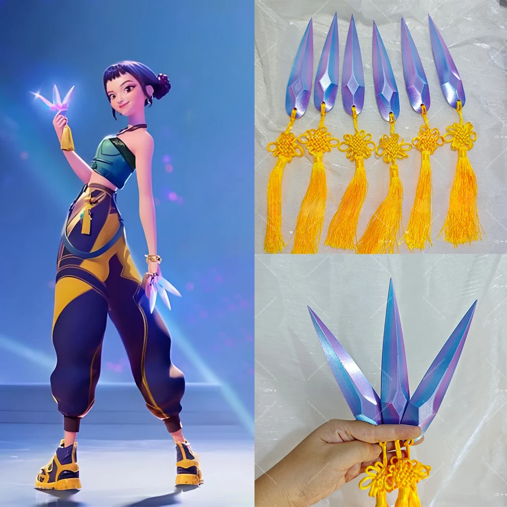 2 Répliques D’armes De Cosplay – Dagues Zoe Pour Déguisement Pop Hunters, Démons