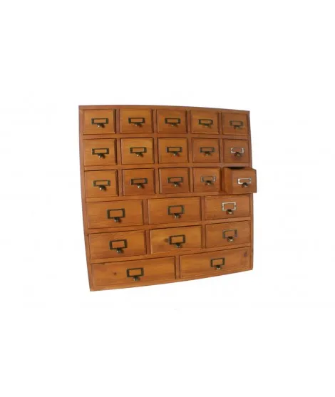 無垢材のピラミッド型の引き出し,モダンなスタイルの吊り下げまたは