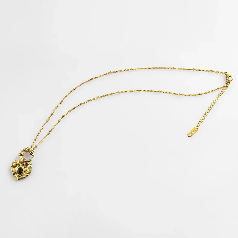 Heart Necklace For Women Simple Love Clavicle Chain  Jewelry Gift