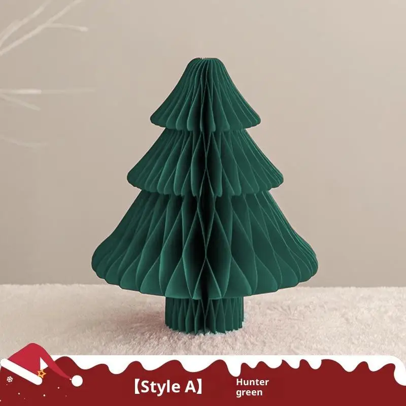 Navidad Christmas Ornament 3D Honeycomb Ball; Large Foldable Paper Xmas Tree Hanging Decorations.