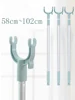 Vanzlife balcony fork pole the hangers for clothes pole retractable pole drying pole fork dress stick space saving clothing rack 1