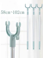 Vanzlife balcony fork pole the hangers for clothes pole retractable pole drying pole fork dress stick space saving clothing rack 1
