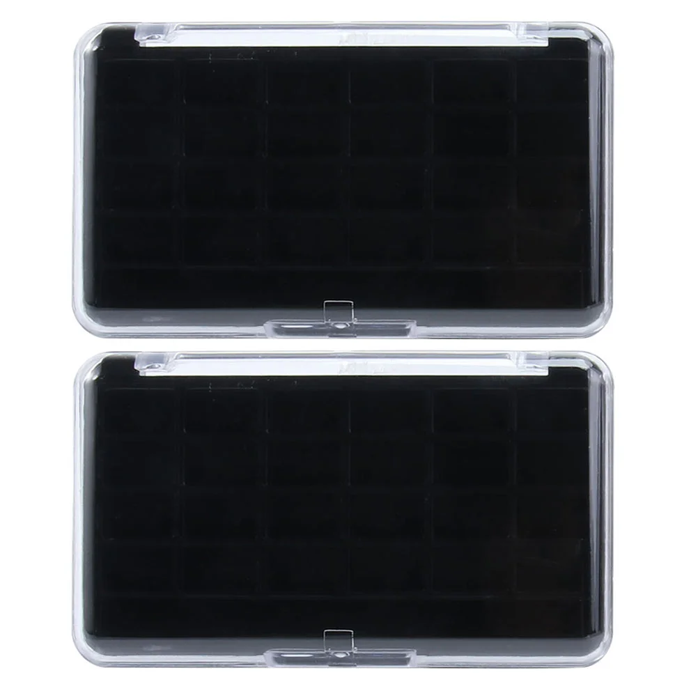 

2 Pcs Empty Eye Shadow Box Blush For Cheeks for Cheeks Palettes
