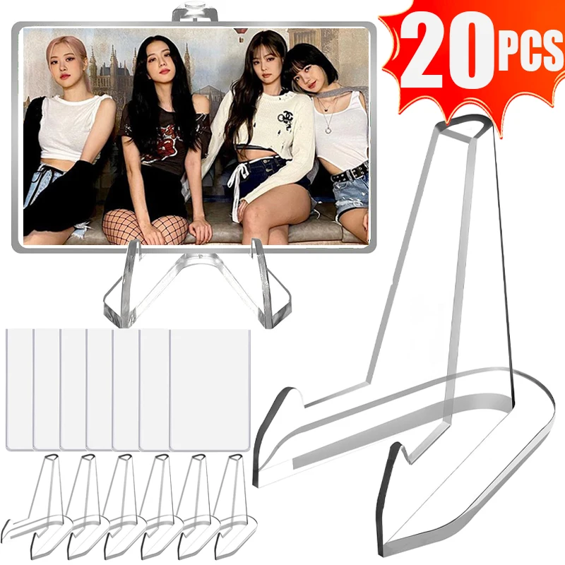 

35PT Clear Toploader Kpop Idol фотокарточный рукав акриловые карточки выставочные стенды набор для попкорна «сделай сам» игра Корейская звезда