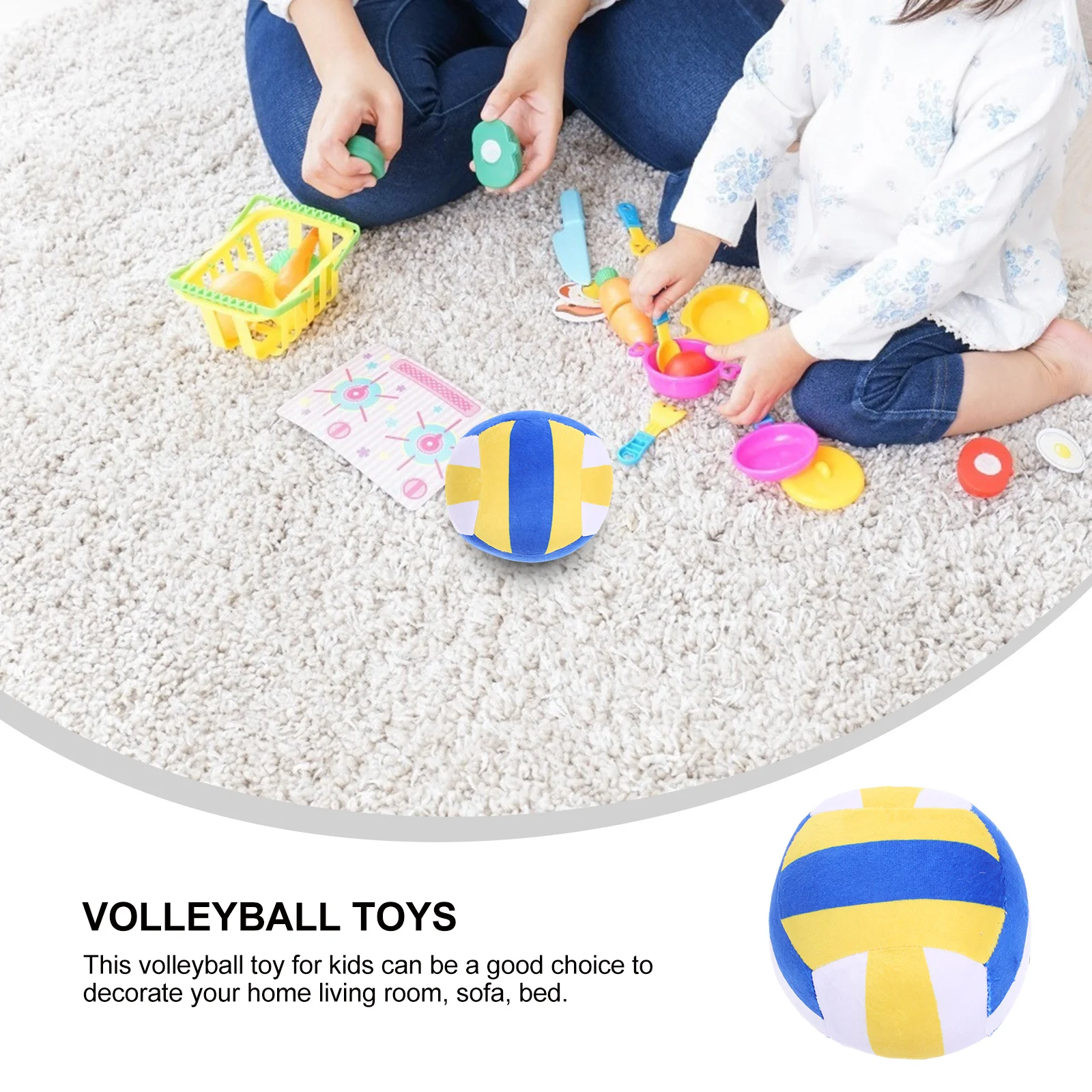 Volleyball Plush Toy Kids Tournament Stuffed Balls Sports Party Favors Childrens Toys Volleyball Gift Team Sports 1Pc