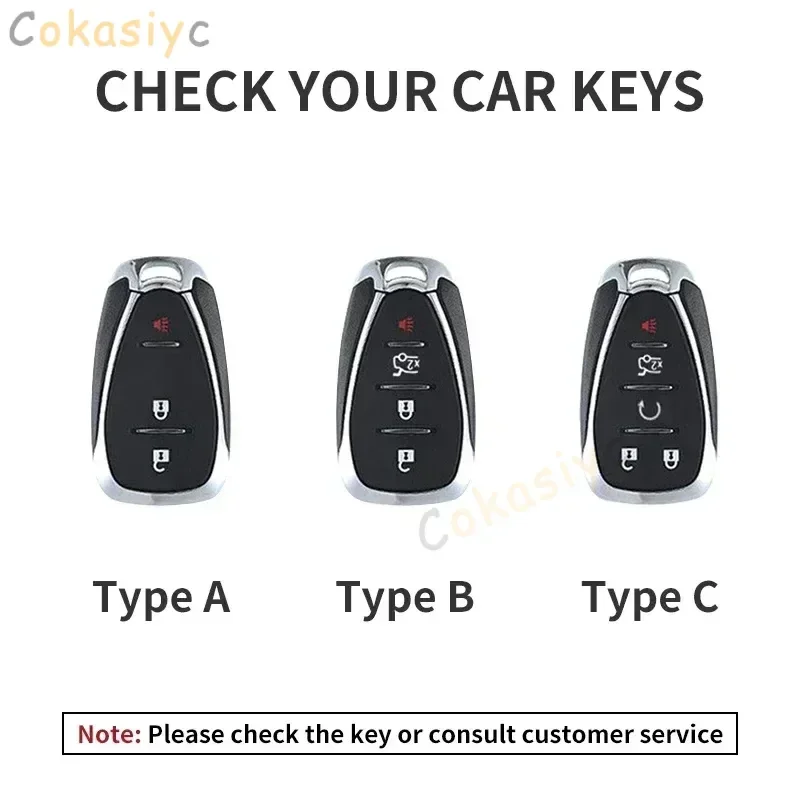 For Chevrolet Chevy Malibu Camaro Cruze Traverse Spark Equinox Sonic Volt Keychain Leather Car Key Case Cover Protective Shell