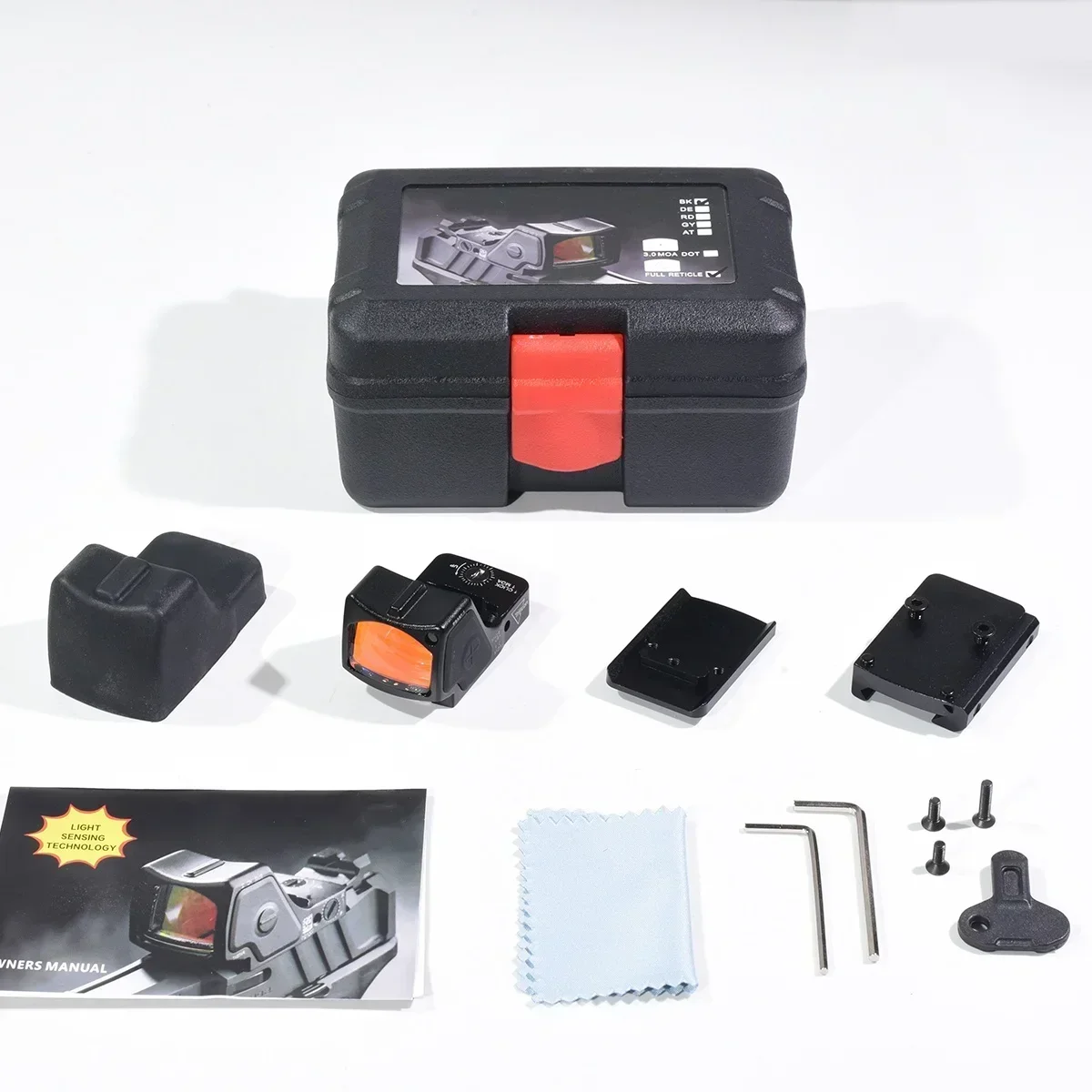 Tactical HD Red Dot Reflex Sight 32MOA with Light Sensing System Fit 20mm Rail for GLOCK