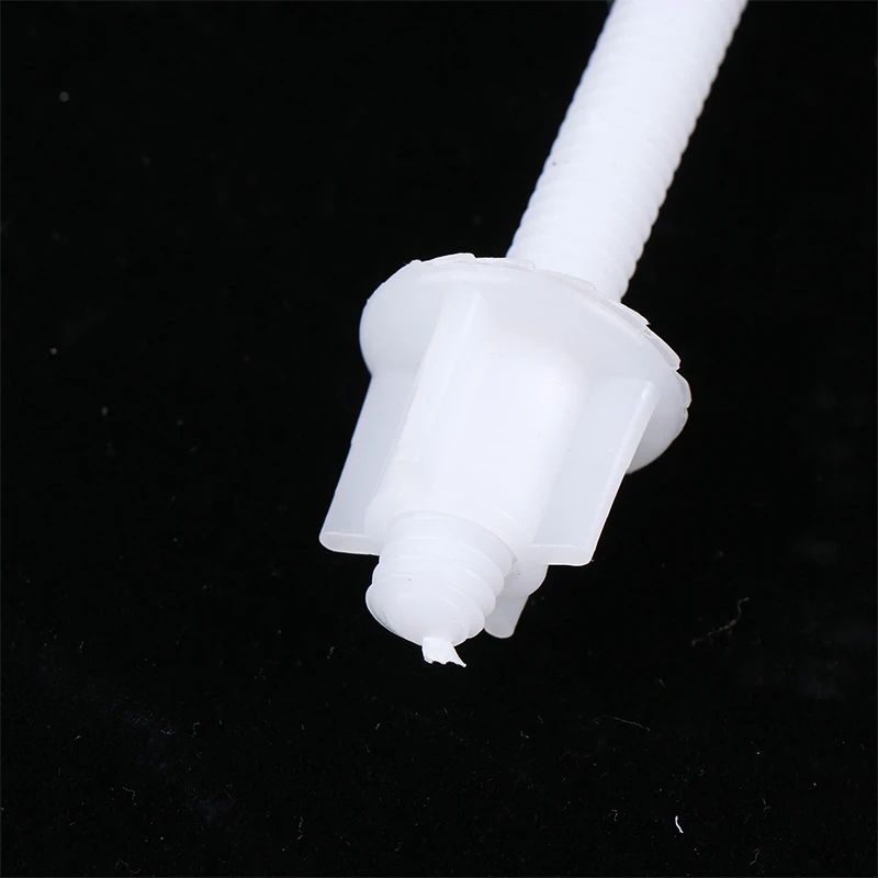 2Pcs Plastic Toilet Seat Hinge Repair Bolts + Fitting Screws + Washers Kit For Home Bathroom Accessories