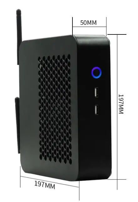 6/7/8/9th i3/i5 6100 7100 9400 Intel Core CPU Aluminum alloy MINI BOX PC portable office home game small Computer wall-mounted 2